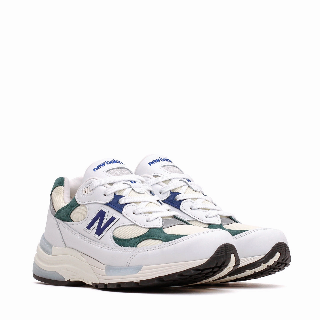 New Balance Unisex Made in USA 992 White Marsh Green U992GB Urban Trail