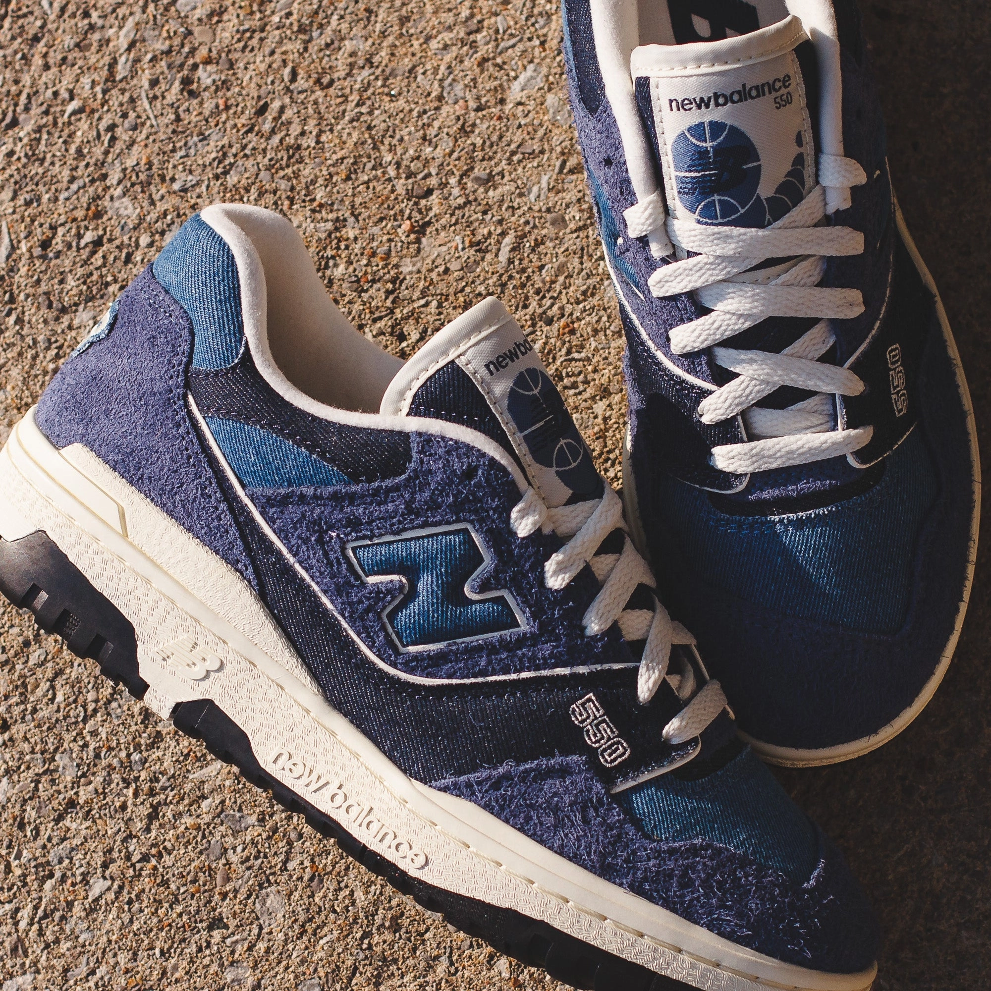 New Balance Women 550 Navy BBW550GH Air Step