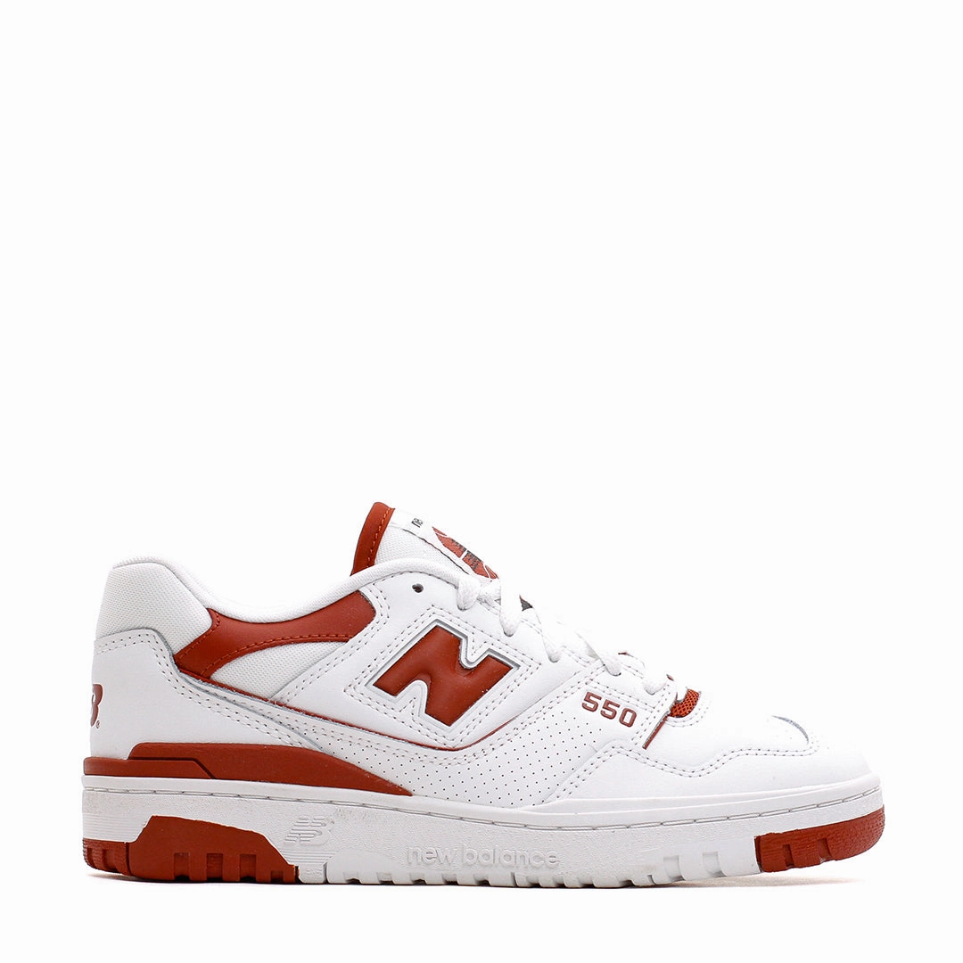 New Balance Women 550 White BBW550BR Save Step Minimalist Design
