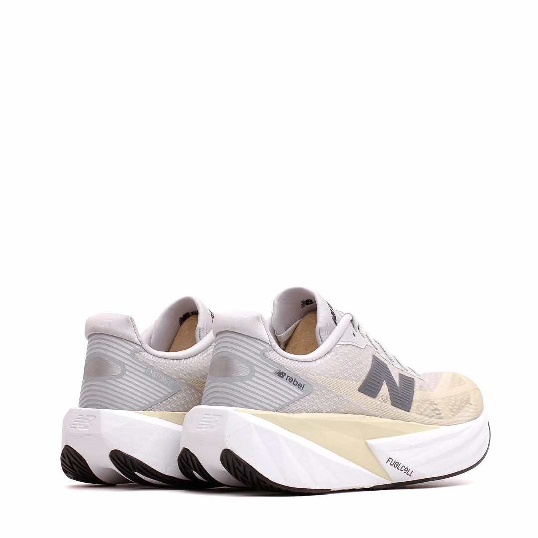 New Balance Women FuelCell Rebel v5 Linen Grey Matter WFCXLX5 Daily Step Comfort
