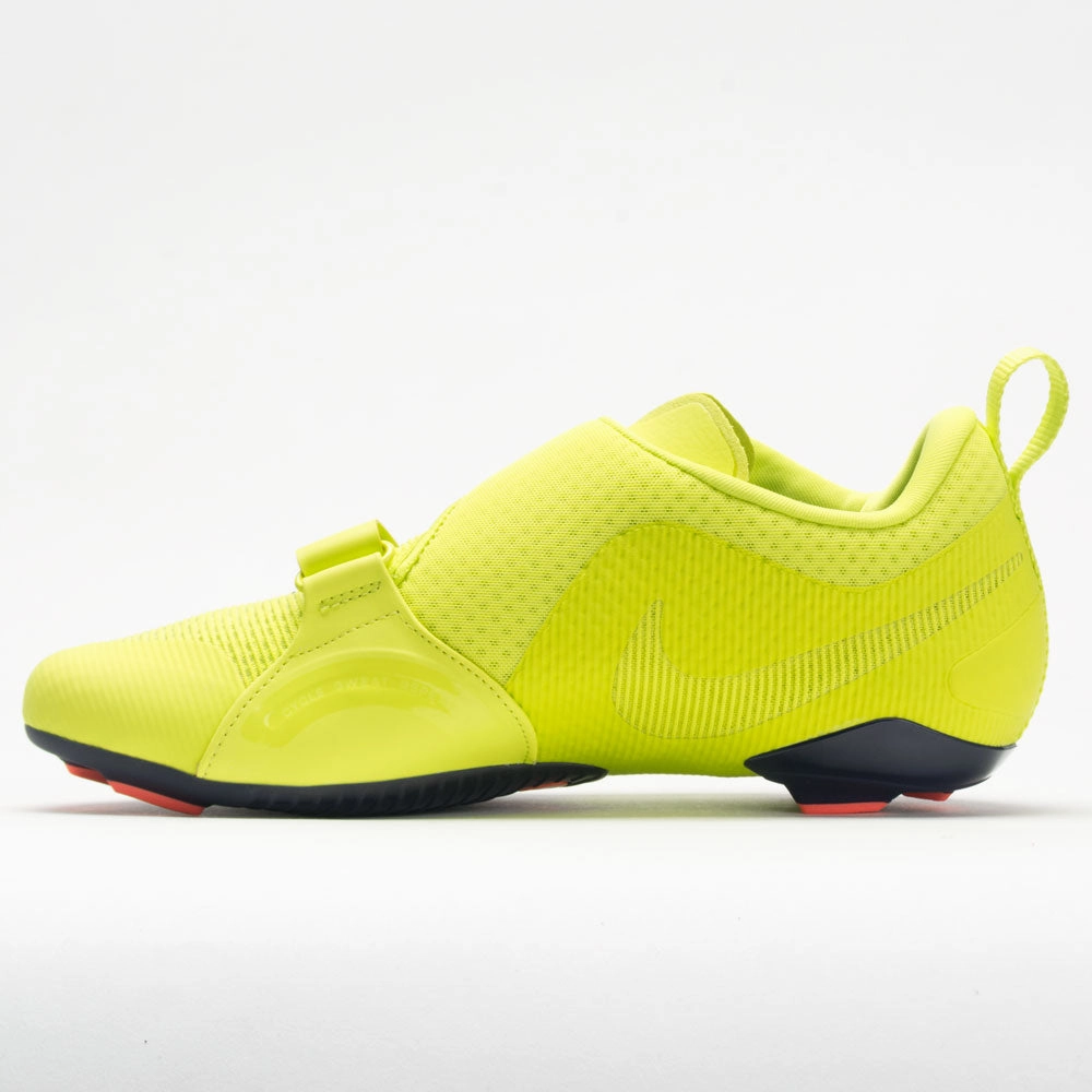 Nike SuperRep Cycle Men's Cyber/Blackened Blue/Bright Mango Anti - abrasion sole