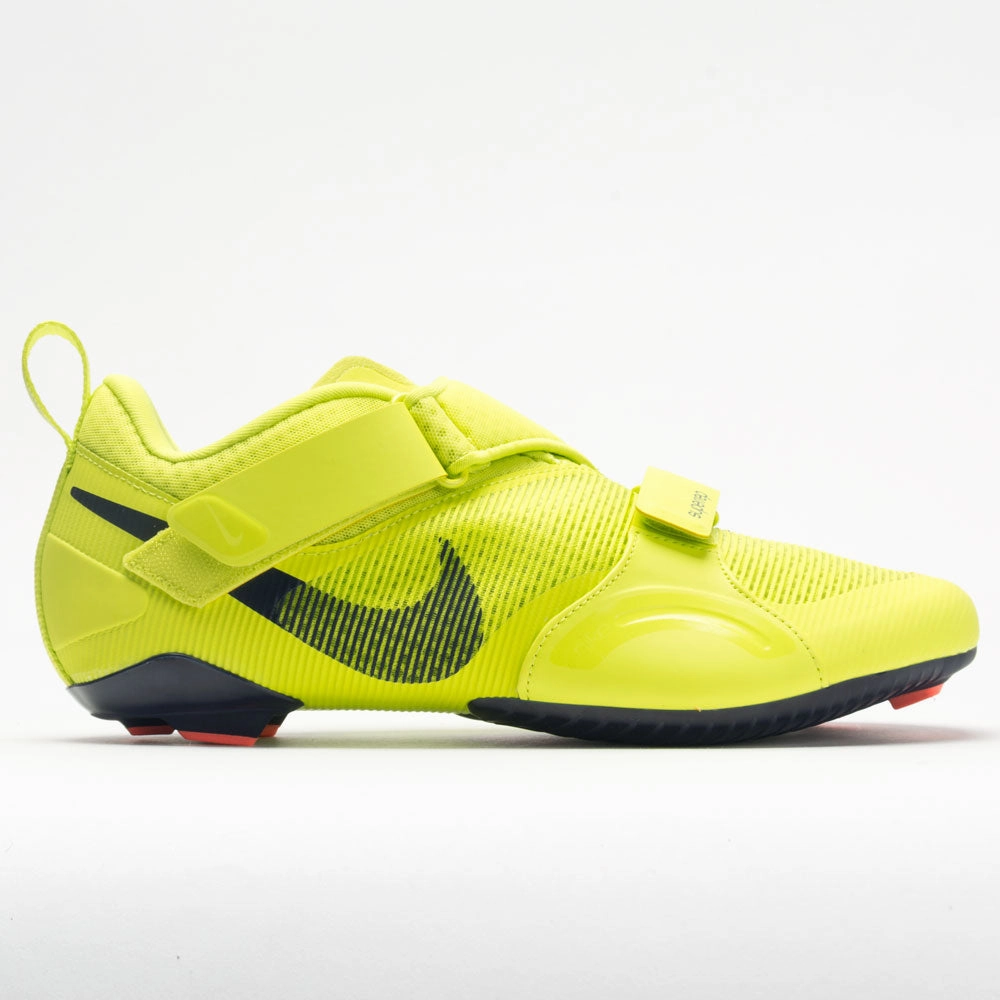 Nike SuperRep Cycle Men's Cyber/Blackened Blue/Bright Mango Anti - abrasion sole