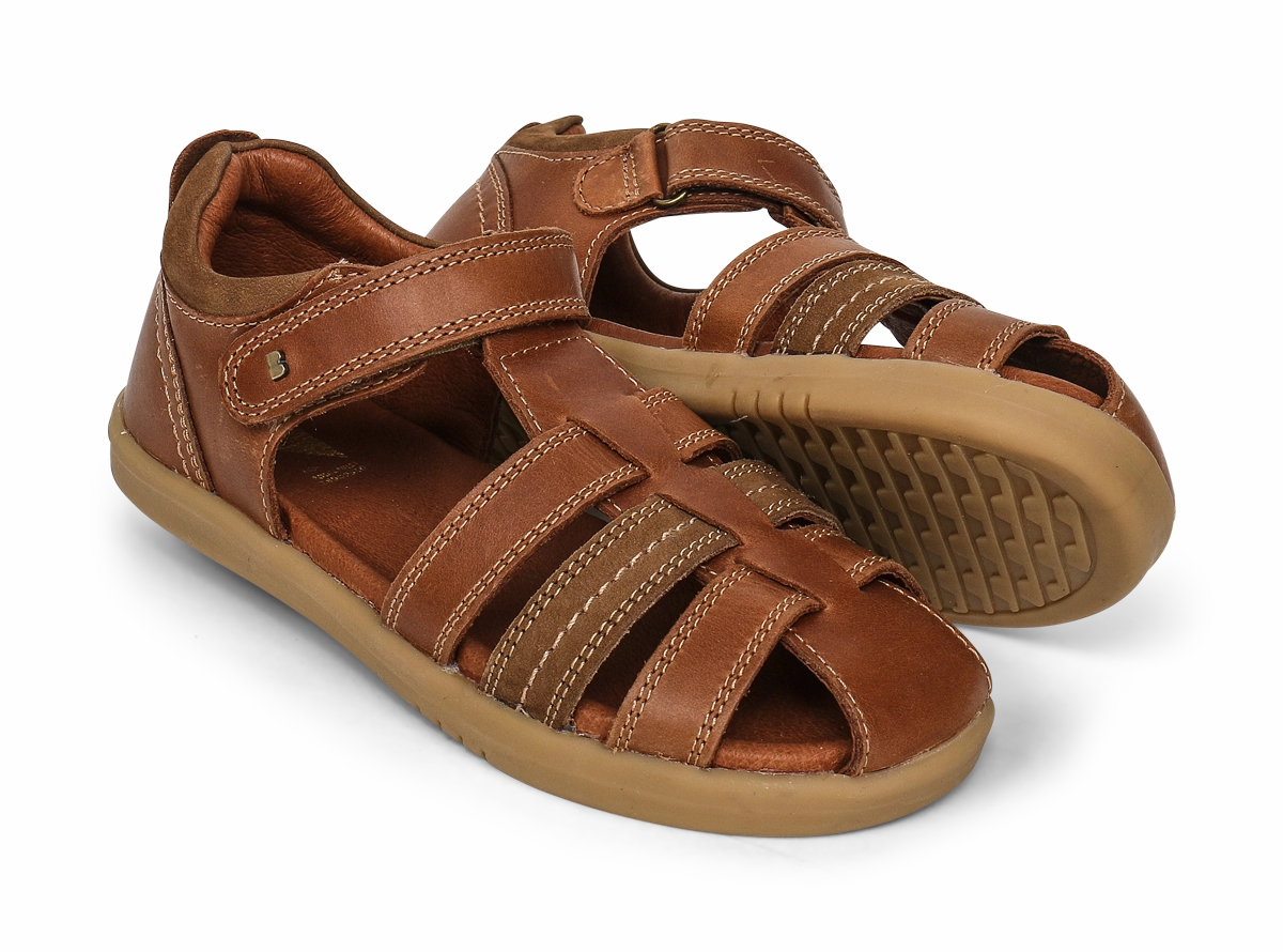 No Pressure Bobux KID  Roam Sandal - Caramel