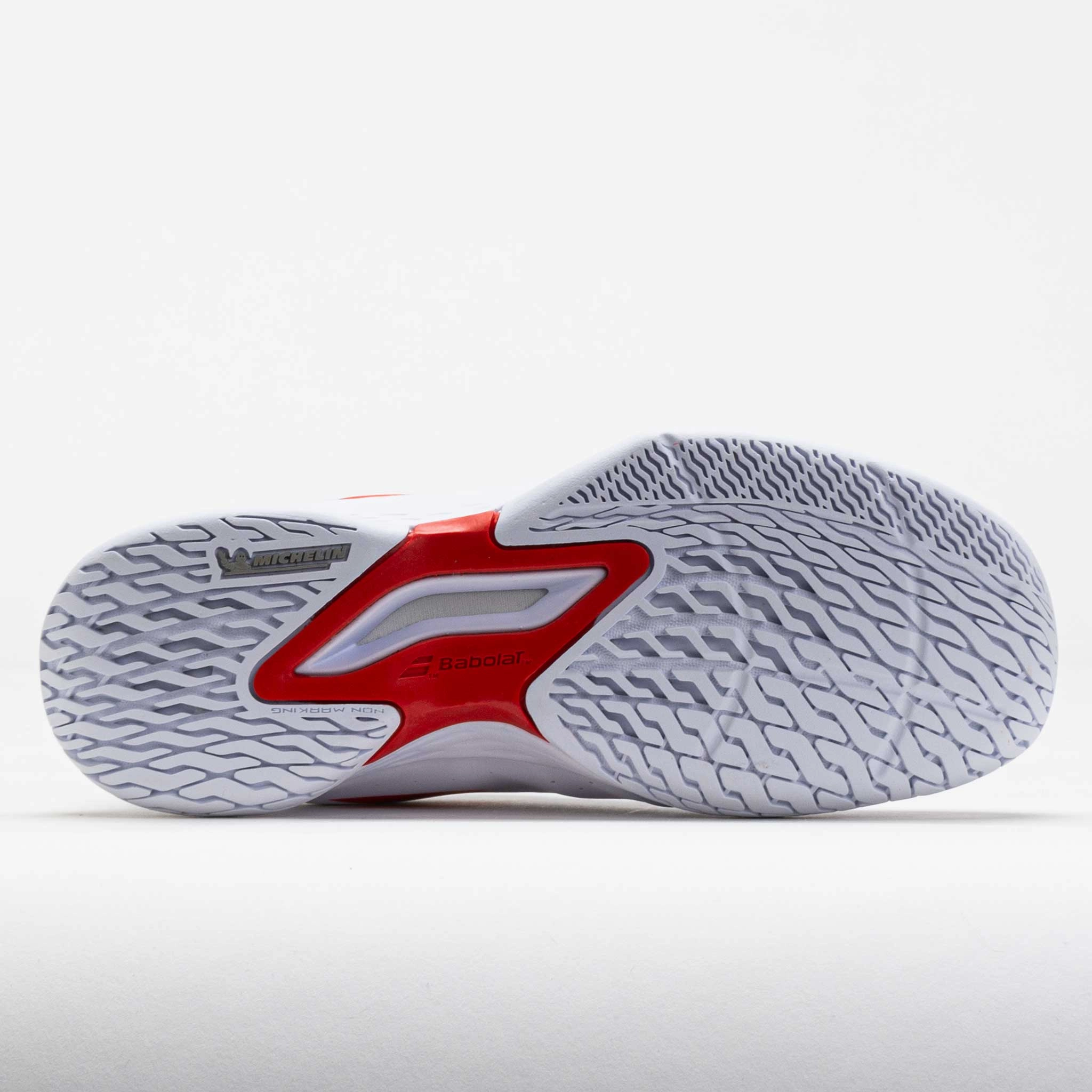 No Slip Babolat Propulse 3 Junior White/Coral