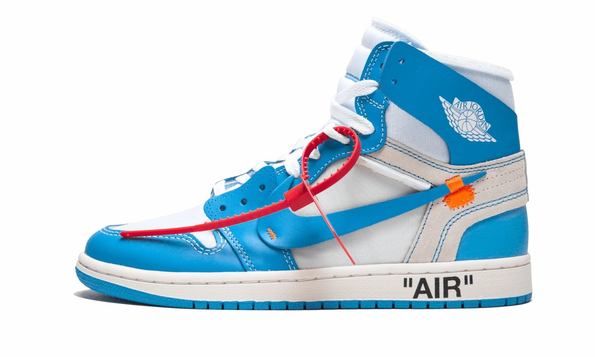 OffWhite X Air Jordan 1 Retro High OG Unc Cliff Path Timeless Footwear
