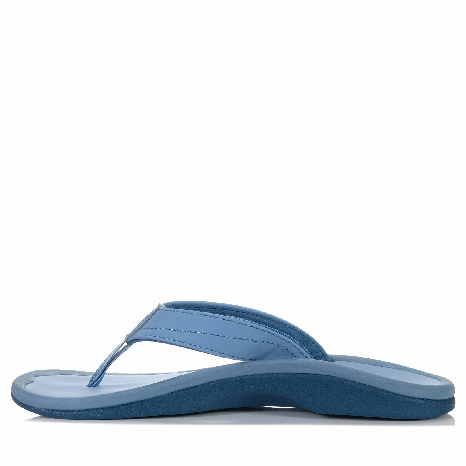 OluKai Ohana Womens Trench Blue Comfortable Sandal Heels