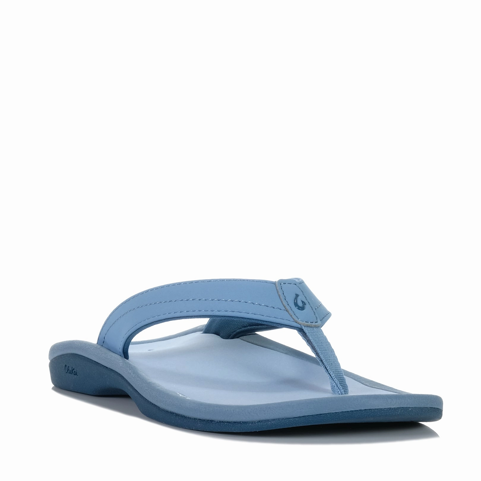 OluKai Ohana Womens Trench Blue Comfortable Sandal Heels