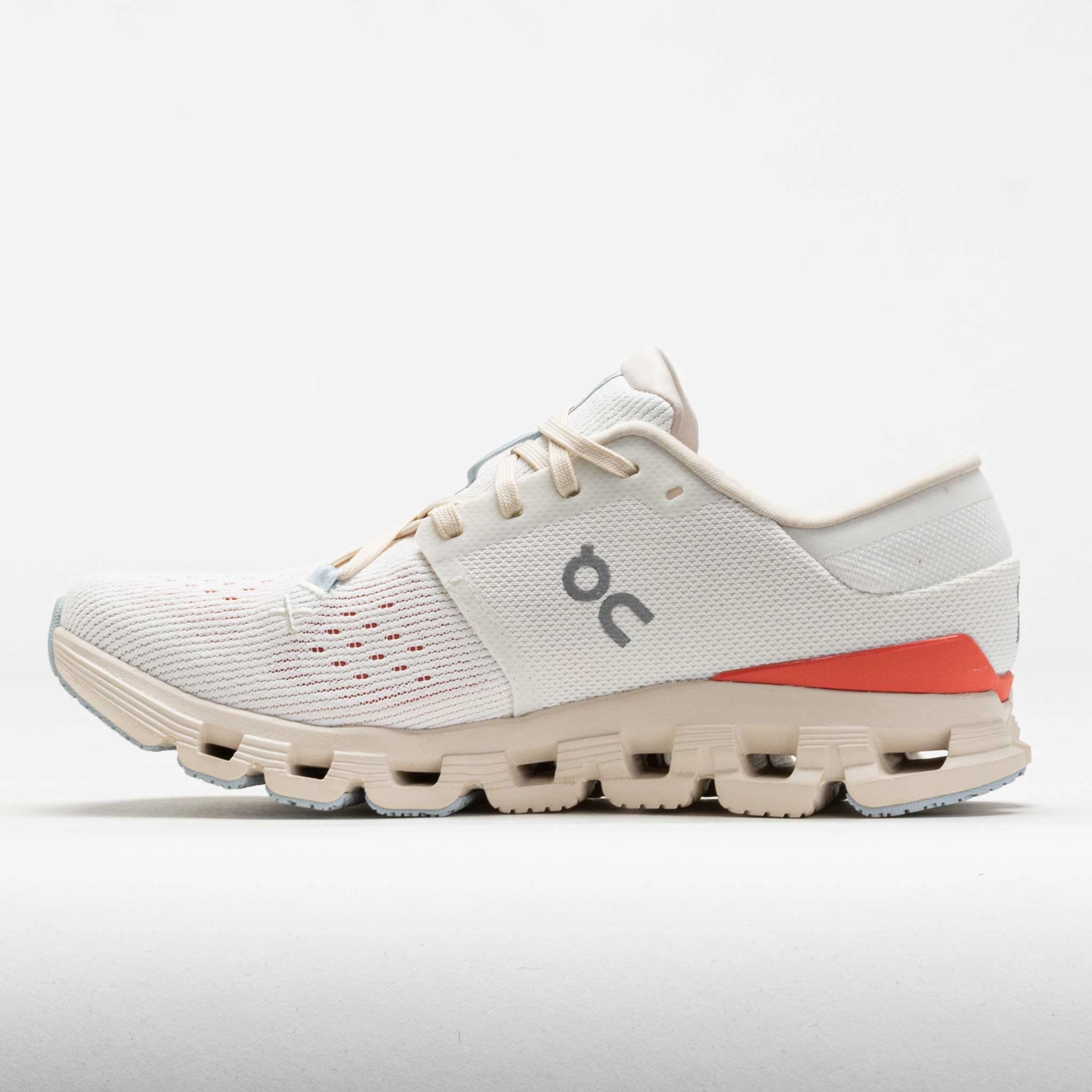 On Cloud X 4 Women's Ivory/Salmon Non-Slip Grip
