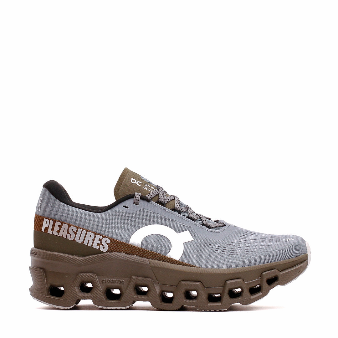 ON x Pleasures x The Loop Men Cloudmonster 2 PLS-TL Mist Olive 3MF10493192 Grass Step Hill Climb