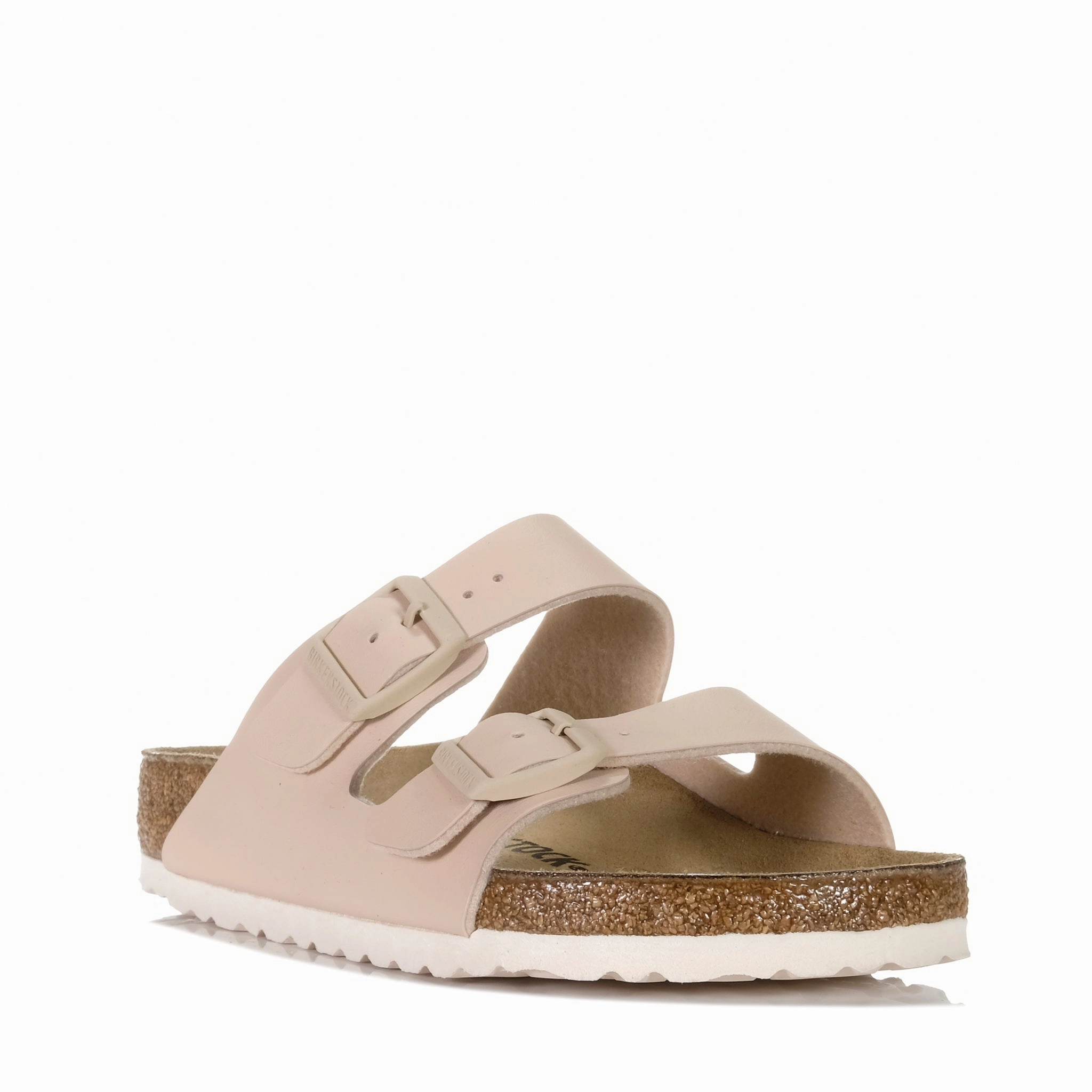 Open Front Birkenstock Arizona Birko-Flor (Regular) New Beige