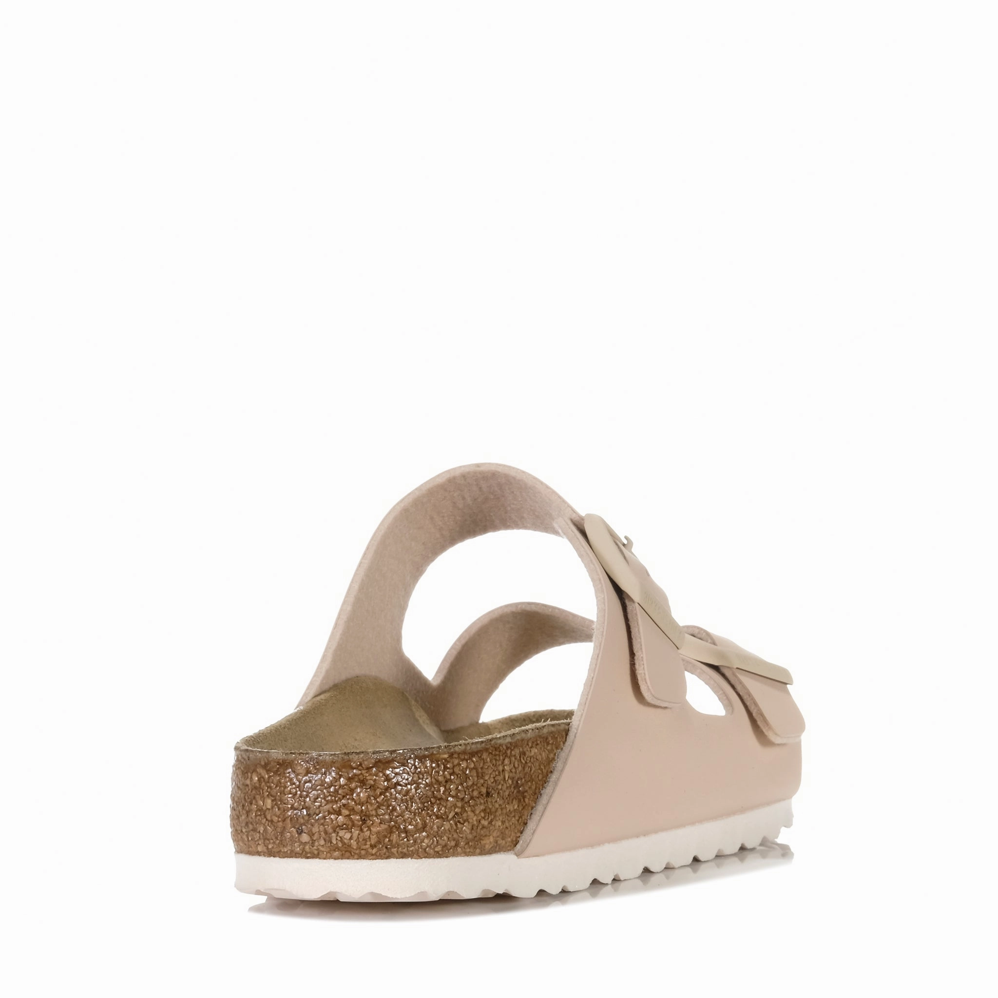 Open Front Birkenstock Arizona Birko-Flor (Regular) New Beige