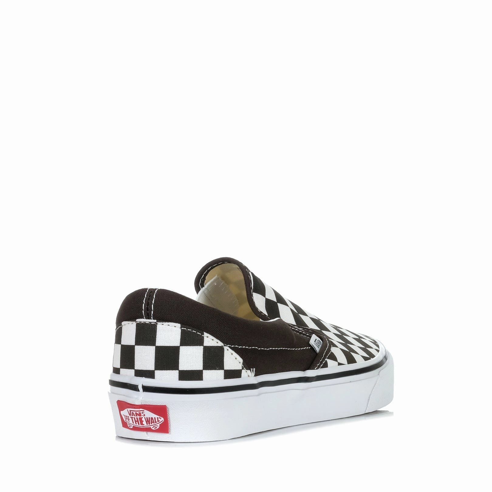 Optimal Flexibility Vans Classic Slip-On Checkerboard Turkish Coffee