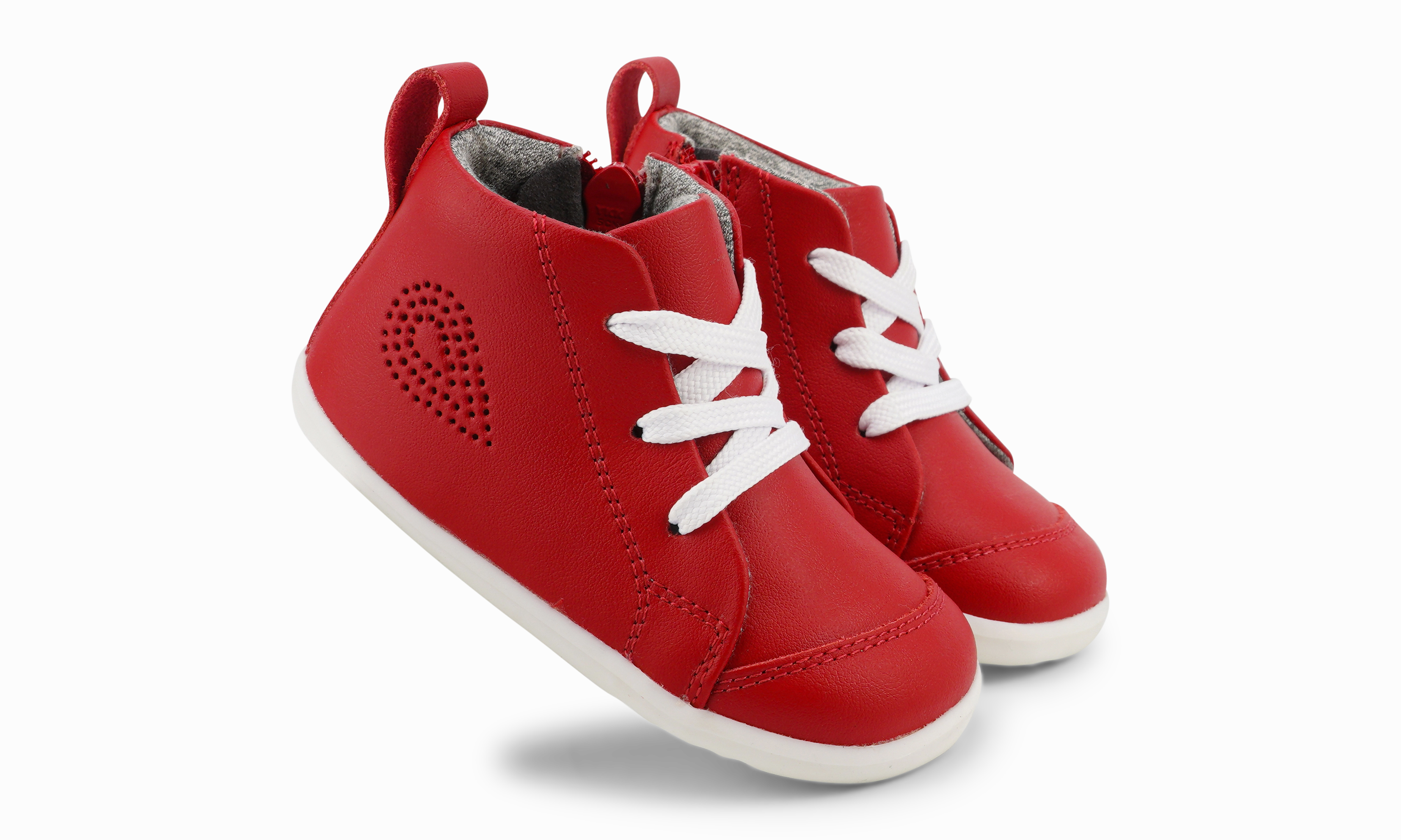 Bobux Step Up Alley-Oop Boot - Red Stylish Protection