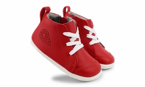 Bobux Step Up Alley-Oop Boot - Red Stylish Protection