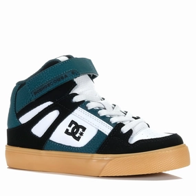 DC Shoes Pure High-Top EV Black/Green Cushioned heel