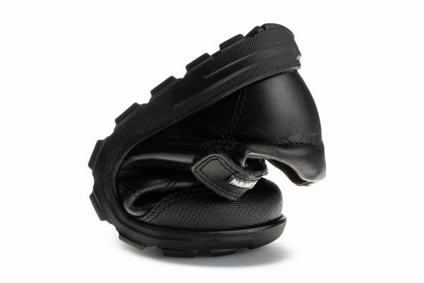 Pablosky Mary Jane School Shoe - Black Adjustable support