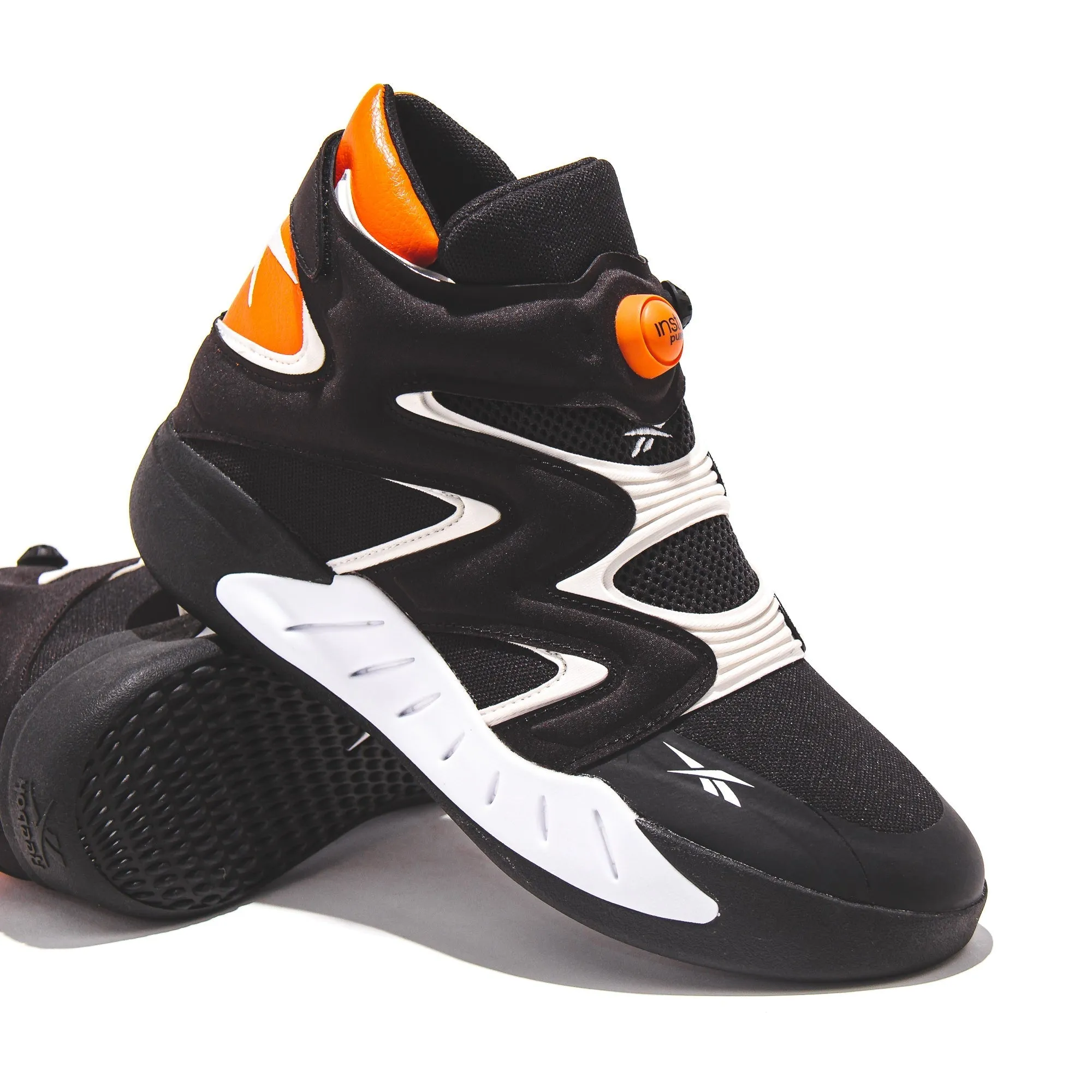 Padded Heel Reebok Classics Basketball Men Instapump Fury Zone Black White G55140