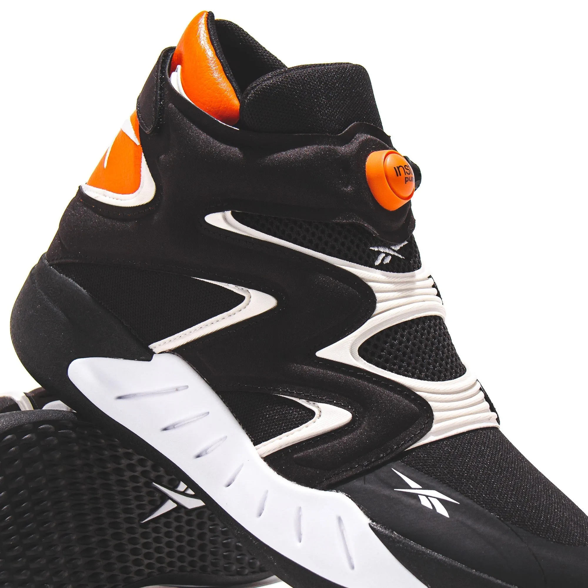 Padded Heel Reebok Classics Basketball Men Instapump Fury Zone Black White G55140