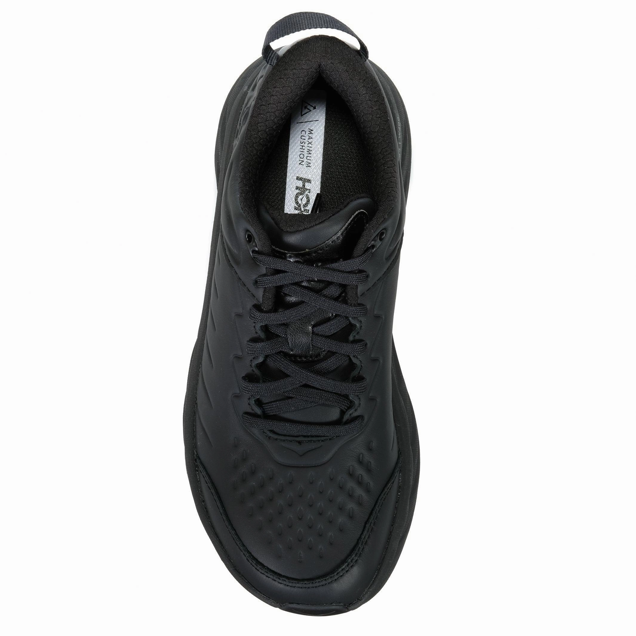 Padded Hoka Bondi SR (D) Mens Black/Black
