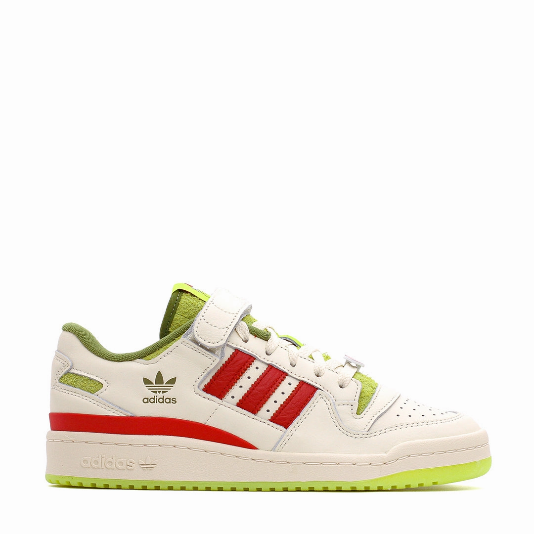 Kind Walk Durable Construction Adidas Originals Men Forum Low x The Grinch Cream ID3512