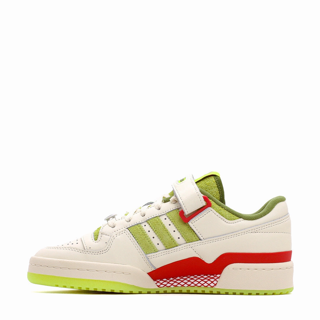 Pointy Toe Adidas Originals Men Forum Low x The Grinch Cream ID3512