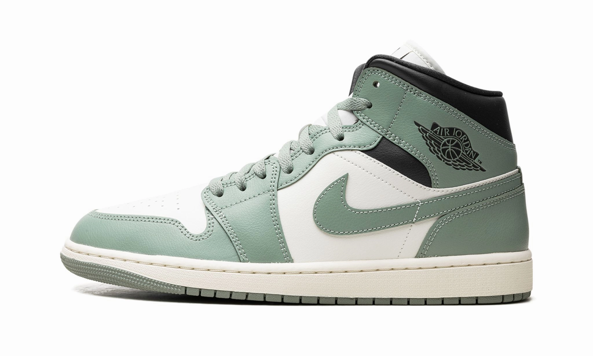 Cloud cushion Responsive Feel Wmns Air Jordan 1 Mid 'Jade Smoke'