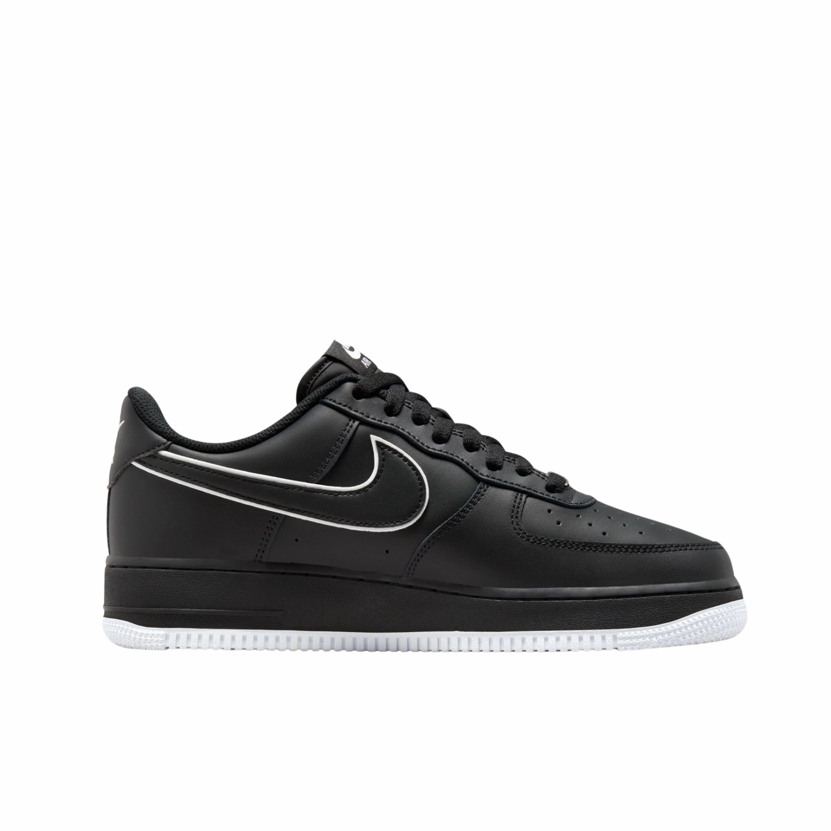 Adaptable Fit Walking Power Sneakers Nike Air Force 1 '07 Black/White Black