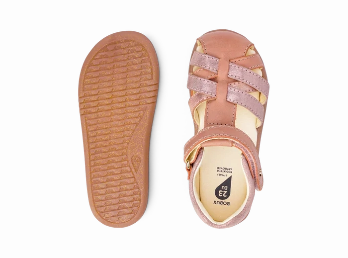 Premium Sandals for Summer Bobux KID  Cross Jump Sandal - Rose
