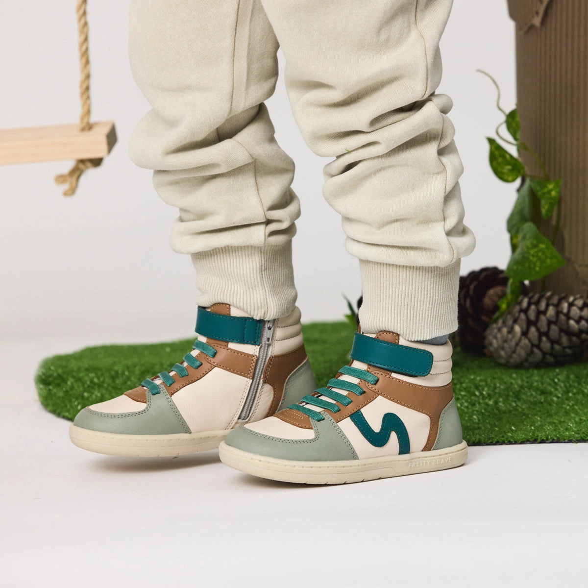 Pretty Brave HI-TOP Boot - Forest Fit Perfect