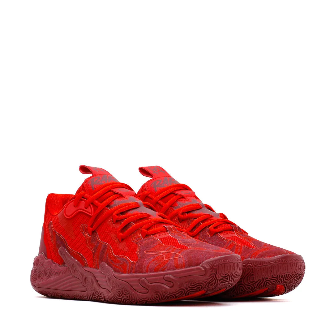 Puma Basketball Junior Lamelo MB.03 Team Red 310520-02 Jump Ready Core
