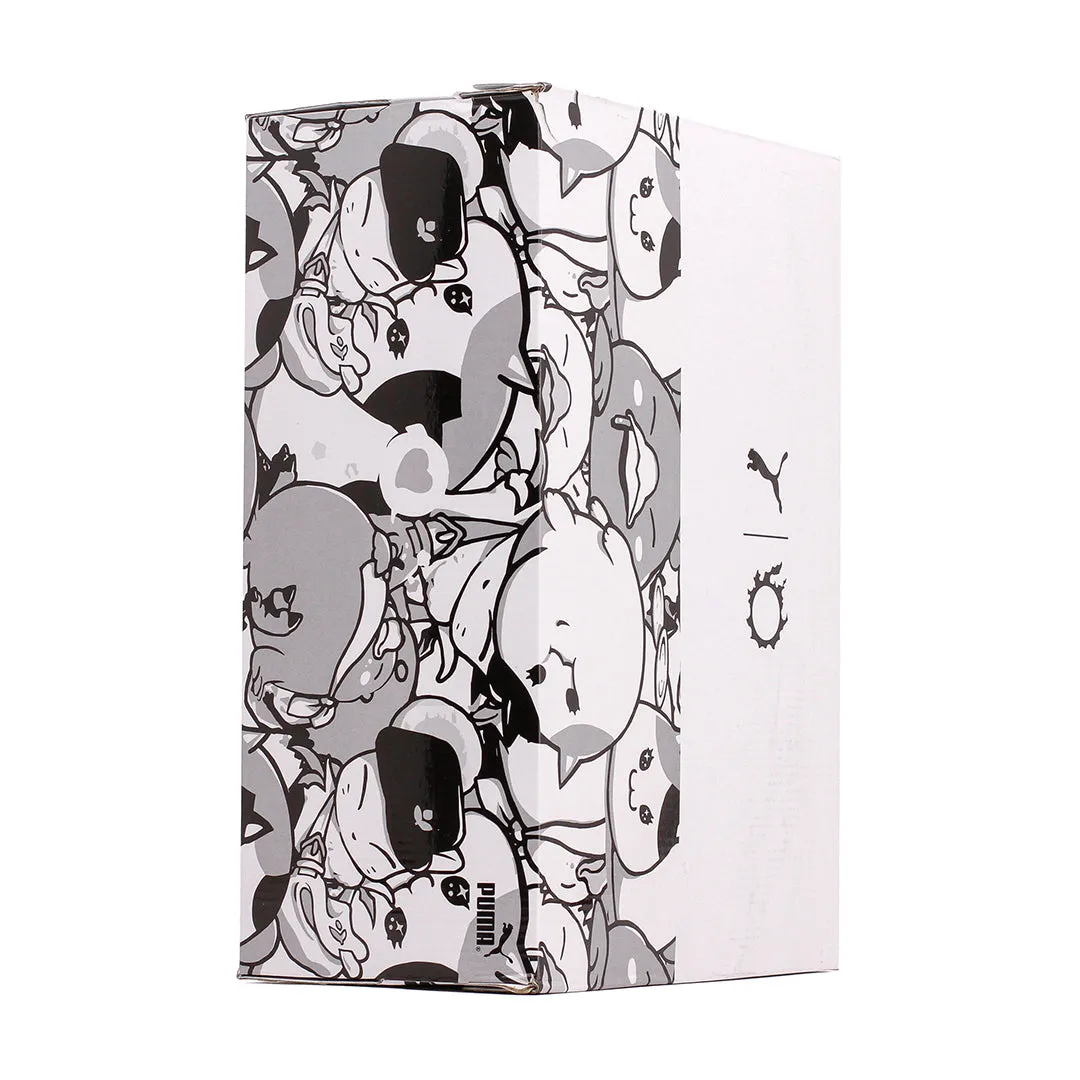 Puma Basketball Men Court Rider Chaos Final Fantasy Black Violet 378418-01 Canvas