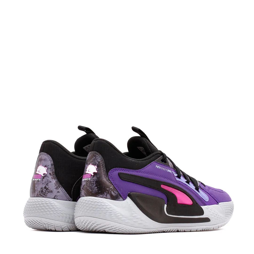 Puma Basketball Men Court Rider Chaos Final Fantasy Black Violet 378418-01 Canvas