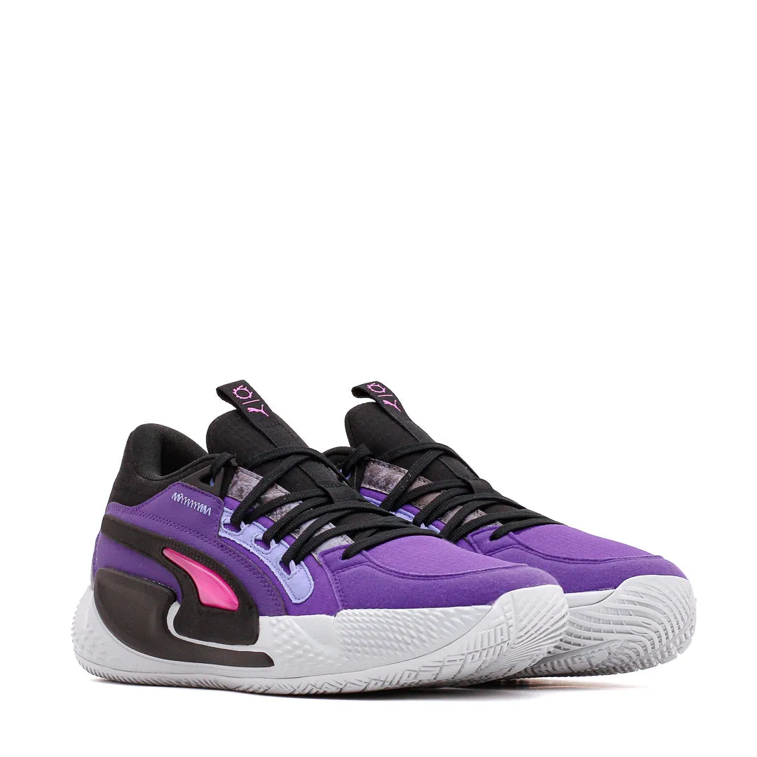 Puma Basketball Men Court Rider Chaos Final Fantasy Black Violet 378418-01 Canvas