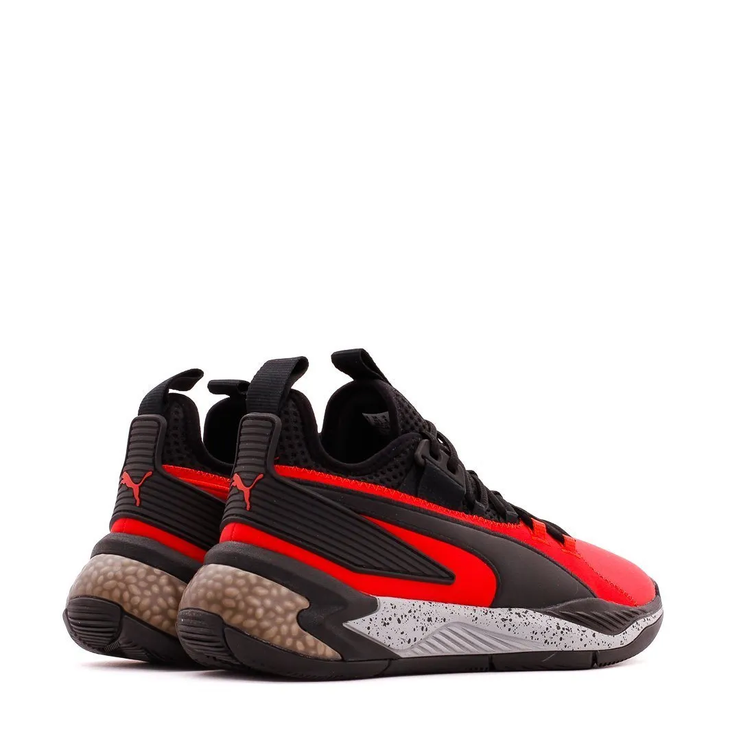 Puma Basketball Uproar Hybrid Court High Risk Red Black Men 192775-08 Agile Cushioning