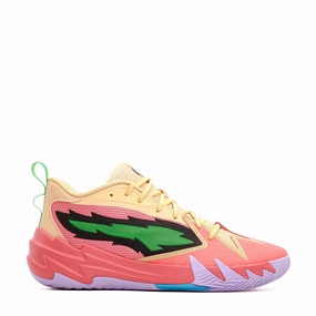Puma Basketball Men Scoot Zeros Georgia Peach 379908-07 Bold colors Simple Look