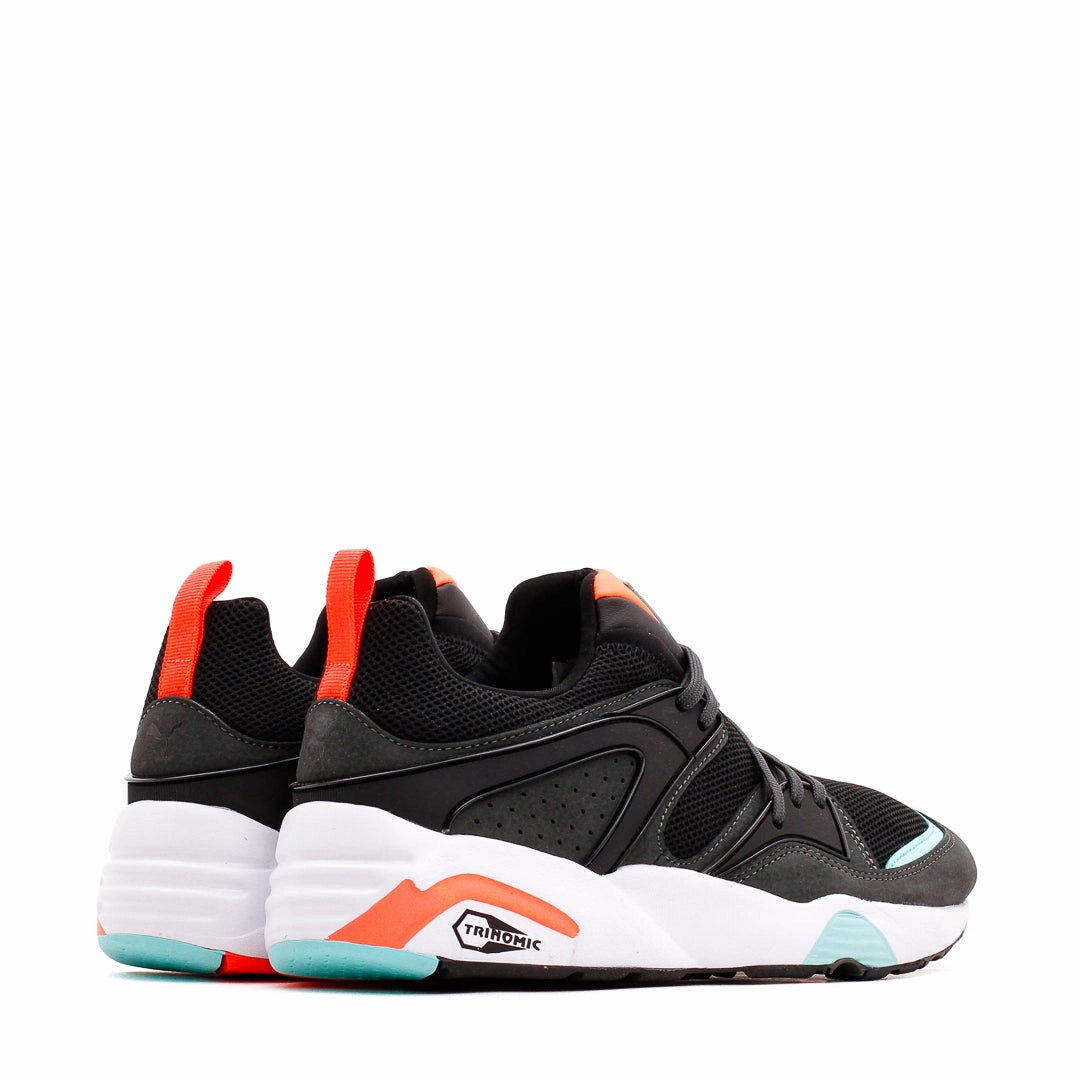 Puma Men Blaze of Glory Reverse Classics Black Gray Coral 383532-01 Trend Edge