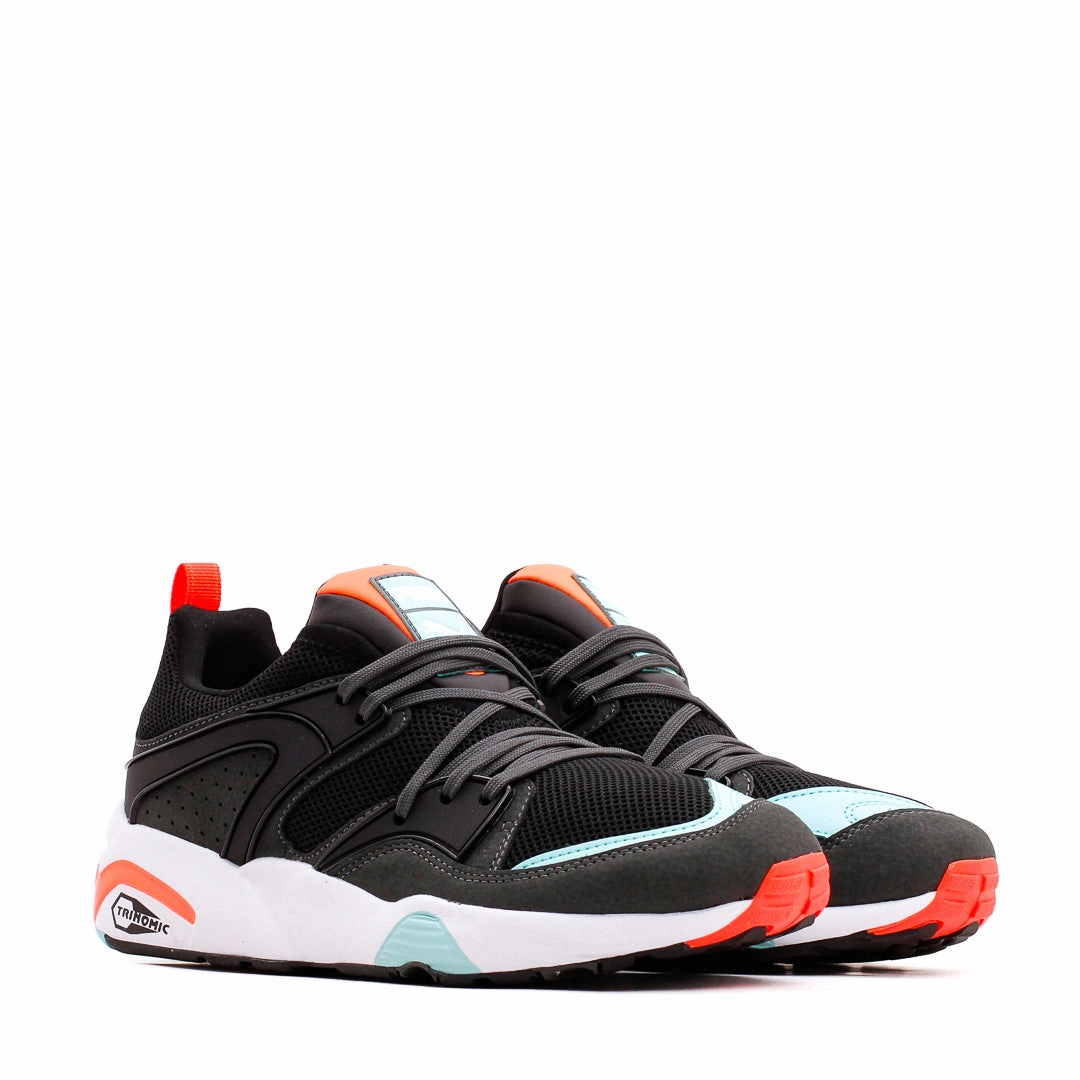 Puma Men Blaze of Glory Reverse Classics Black Gray Coral 383532-01 Trend Edge