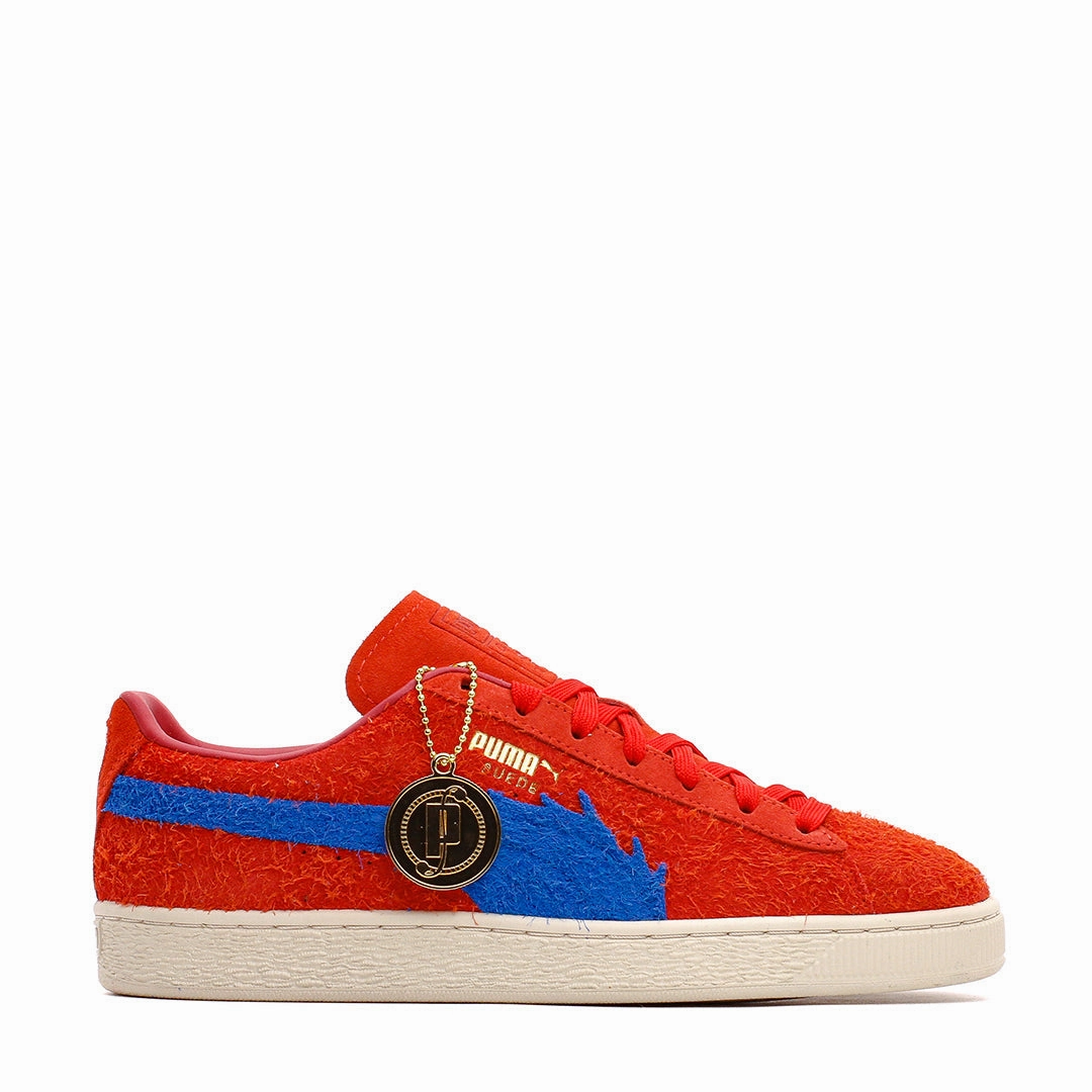 Puma Men Suede x One Piece Red Blue 396520-01 Flex Flow