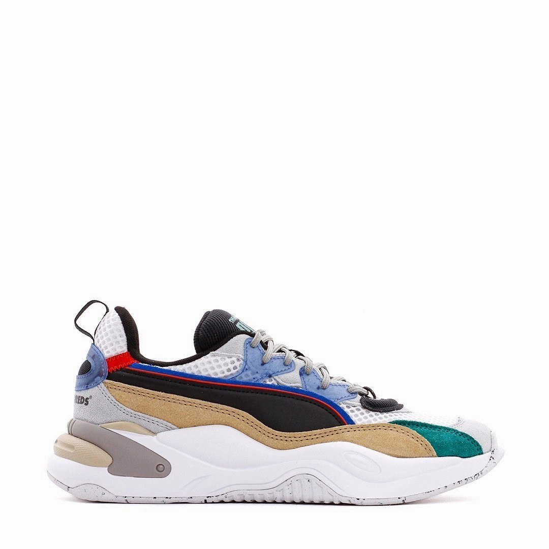 Puma Men x The Hundreds RS-2K HF White Asparagus Black 373724-01 Classic Look Range Jog