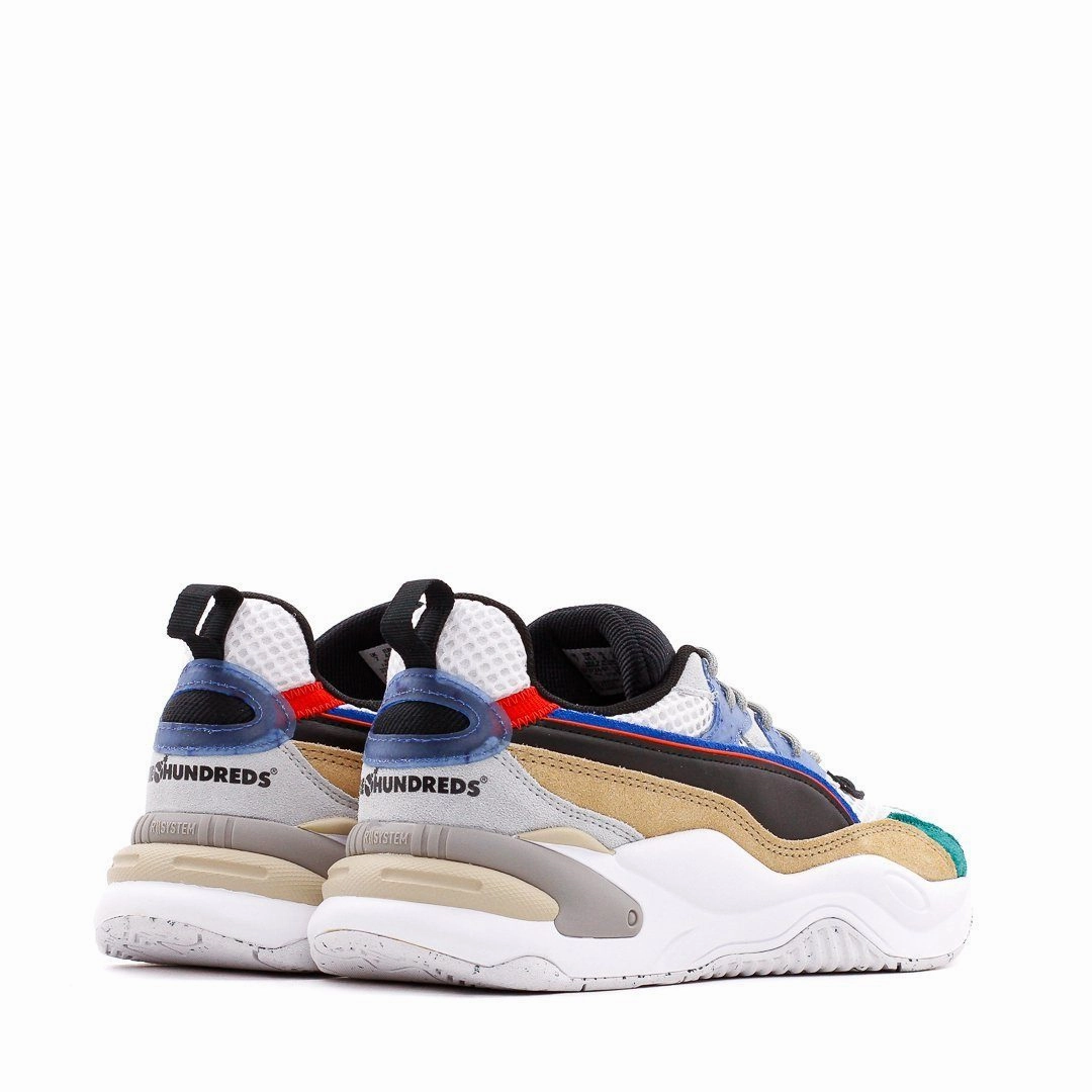 Puma Men x The Hundreds RS-2K HF White Asparagus Black 373724-01 Quick Step-On Move Comfort