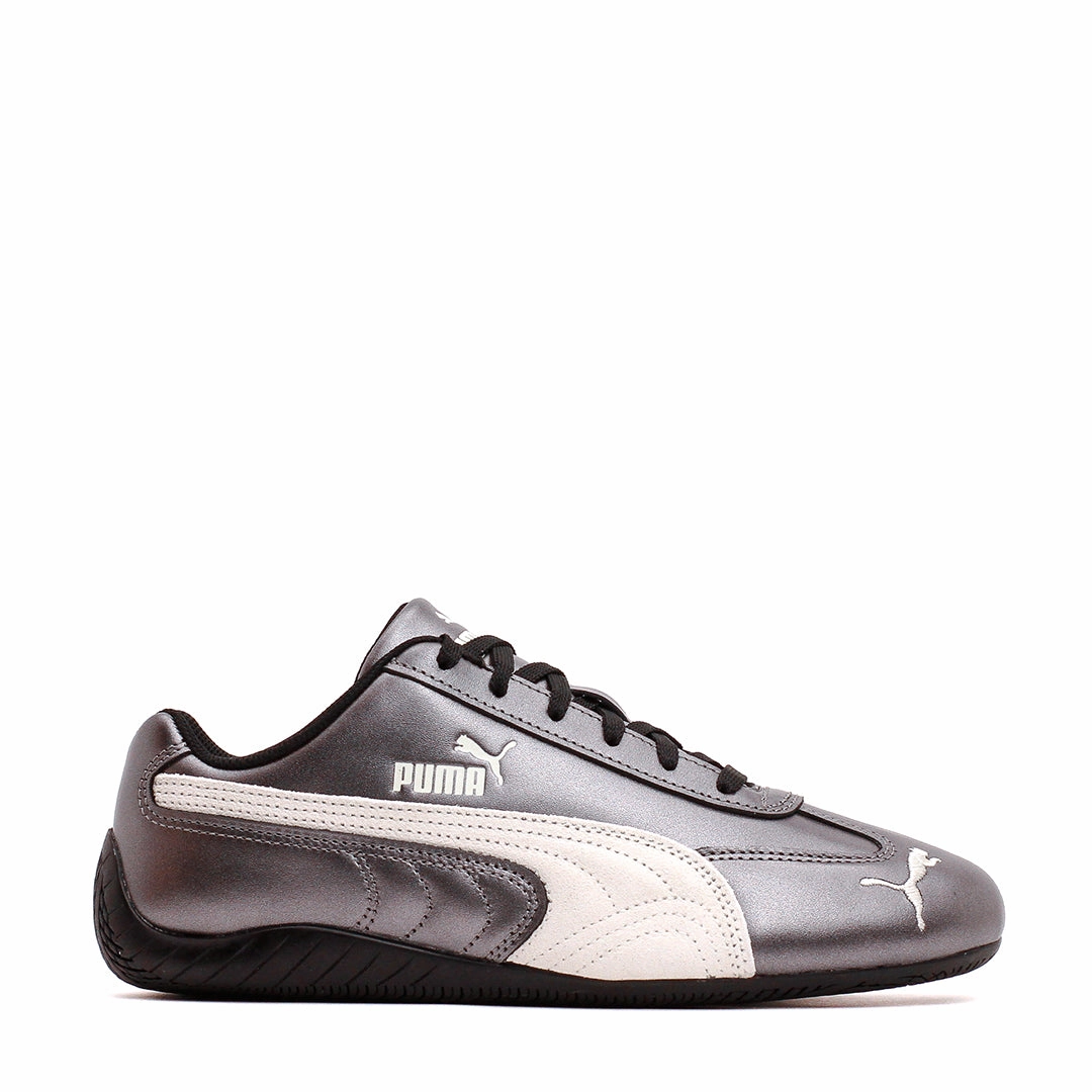 Puma Women Speedcat Metallic Black Warm White 405357-02 Wide fit