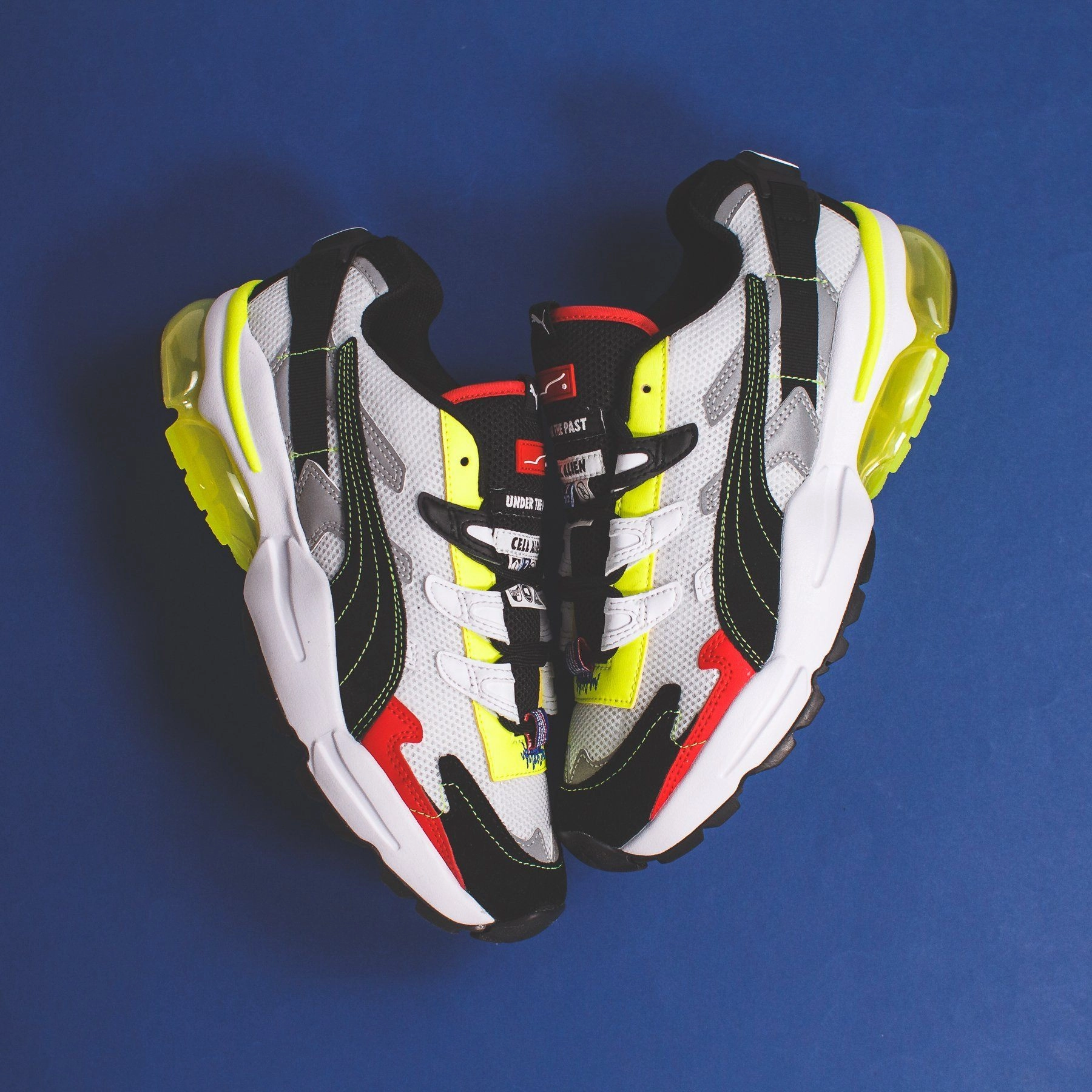 Puma x Ader Error Cell Alien White Black Men 370112-01 Modern Walk Step-On Comfort Layer