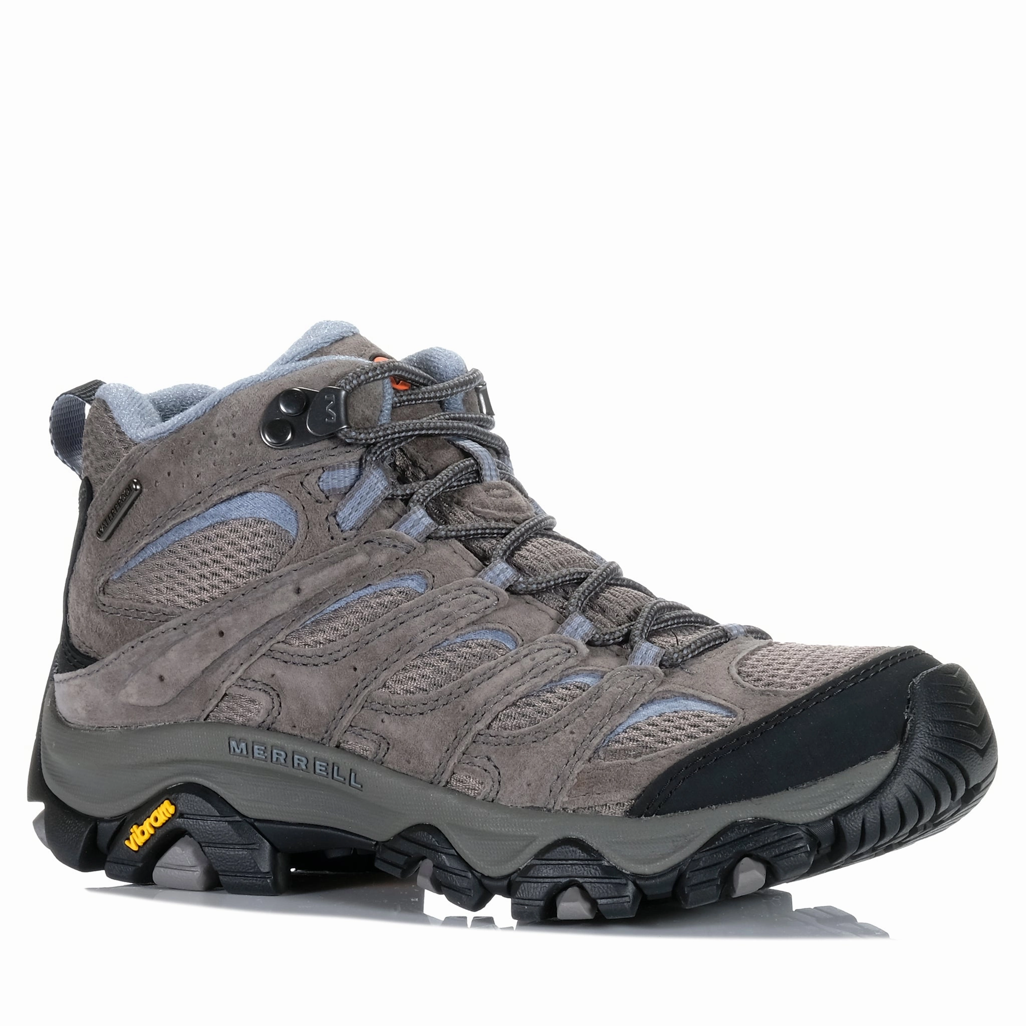 Merrell Moab 3 Mid Waterproof Granite orthotic - friendly - design - compatibility shoes