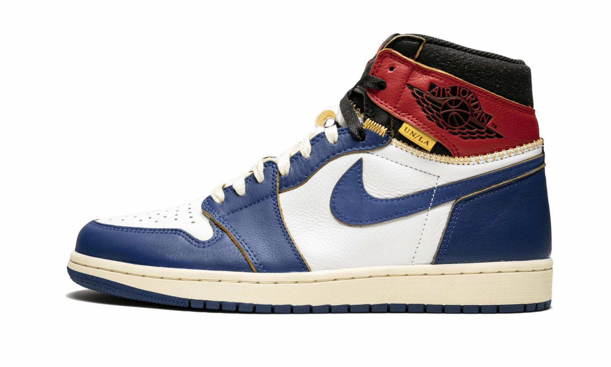Sleek Look Non-Slip Design Union La X Air Jordan 1 Retro High Nrg Storm Blue