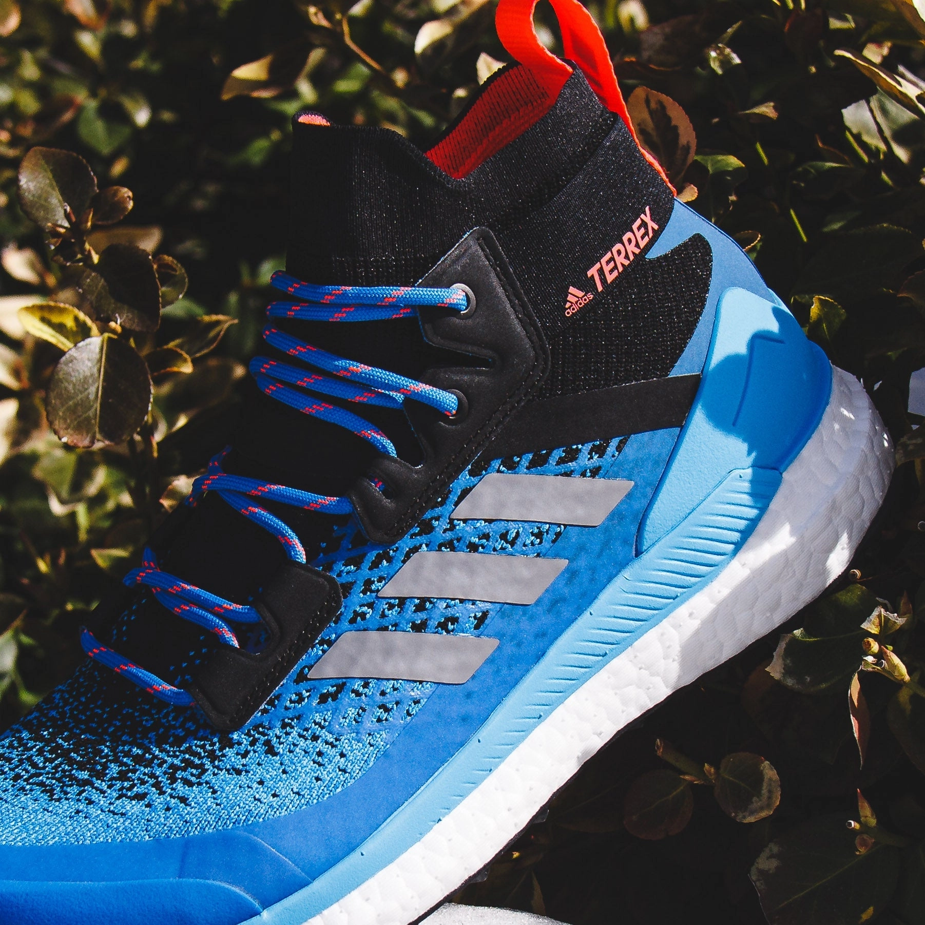 Quick Flex Adidas Outdoor Men Terrex Boost Free Hiker Primeblue Black Blue GZ0334