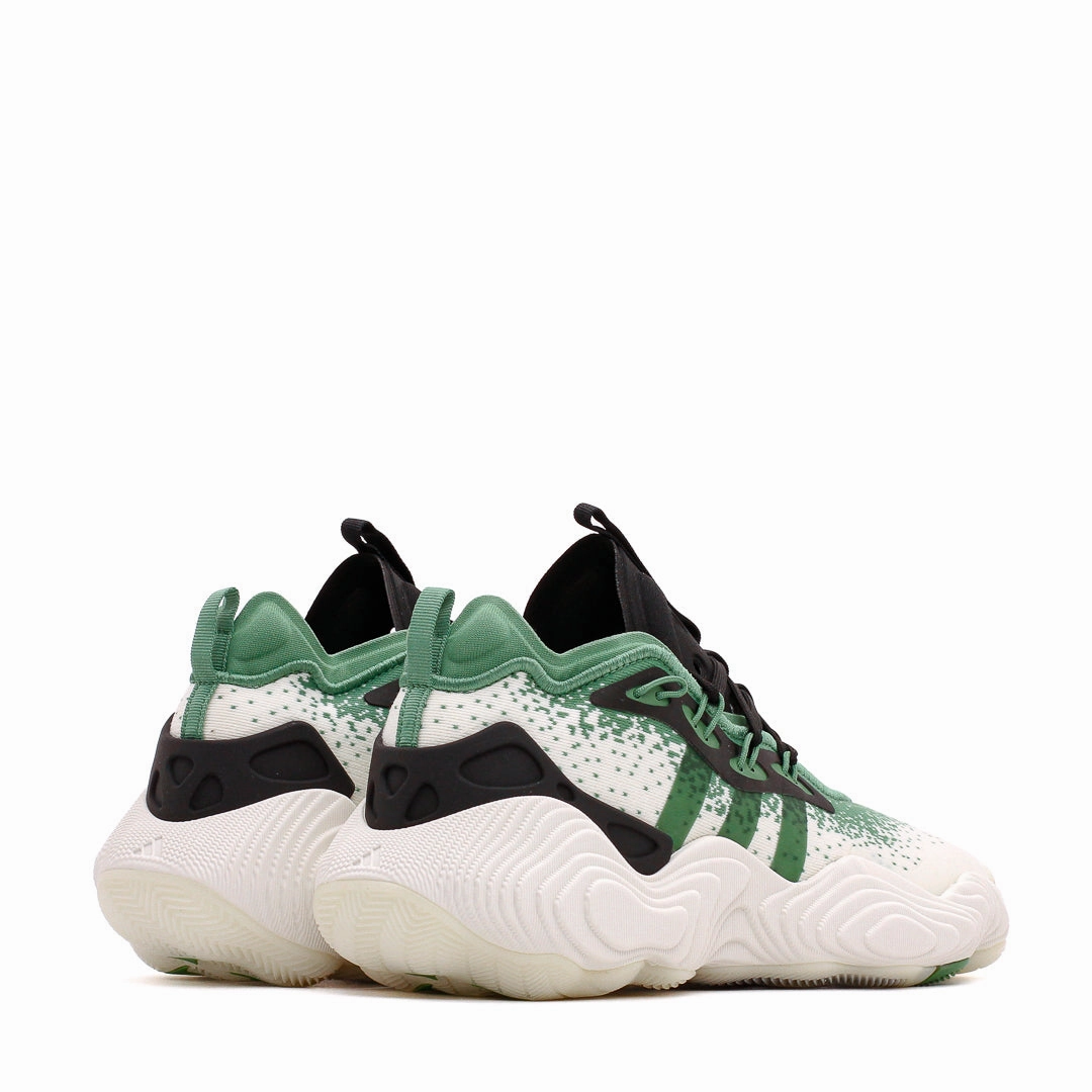 Quick Glide Comfort Adidas Basketball Men Trae Young 3 White Green IE2703