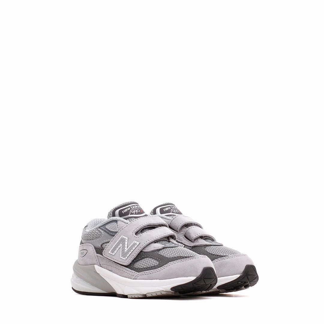 Quick Move New Balance 990v6 Hook and Loop Grey Infant Core IV990GL6