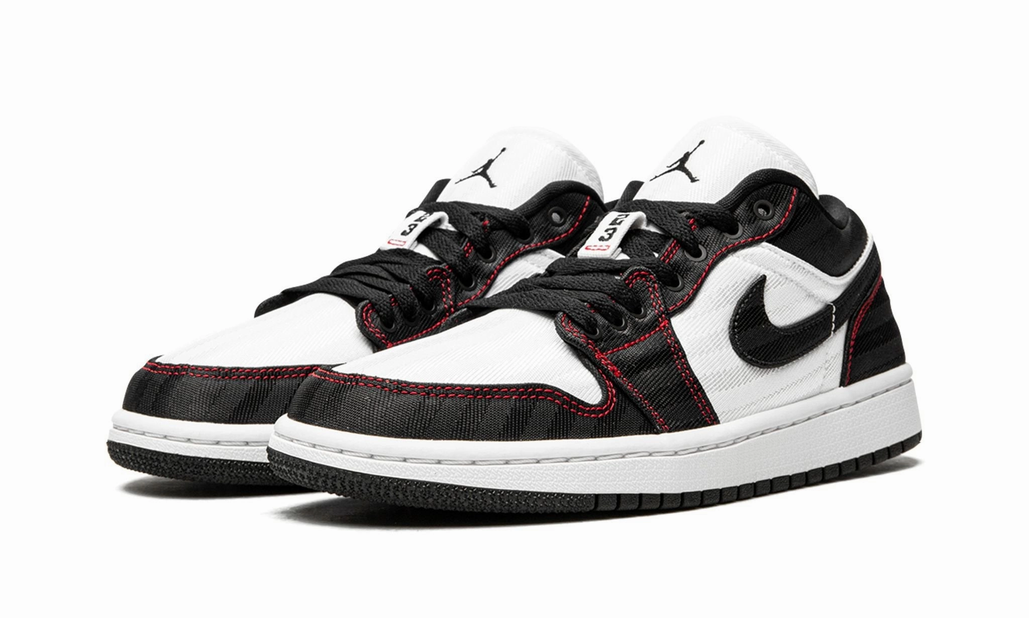 Quick Step Move Glide Air Jordan 1 Low SE Utility White Black Red