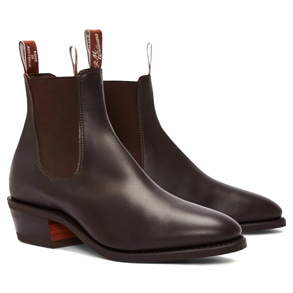 R.M. Williams Comfort Lady Yearling Wide E Chestnut Traction Ready