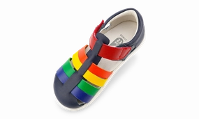 Summer Wear Zero Weight Bobux Step Up Tidal Sandal  - Navy/Multi